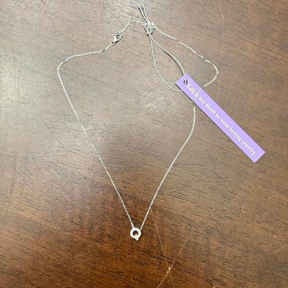 Melinda Maria Jewelry - Melinda Maria Silver Necklace - Q initial